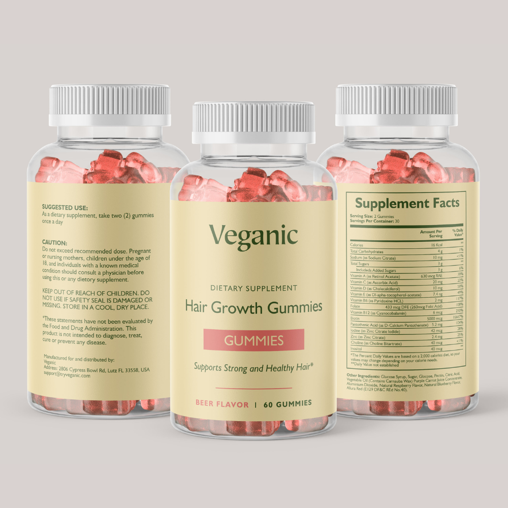 Veganic Hair Growth Gummies