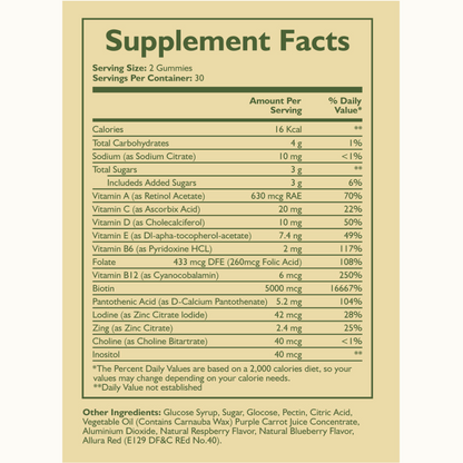 Veganic Hair Growth Gummies