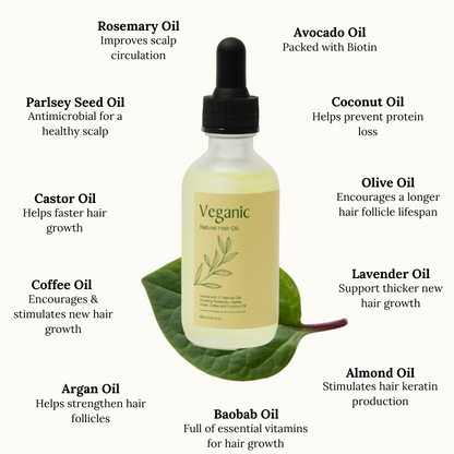 Veganic Natural Hair Growth Oil - Subscribe & Save